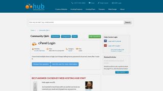 cPanel Login | Web Hosting Hub