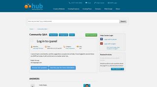Log in to cpanel | Web Hosting Hub