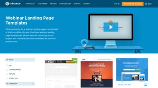 Webinar Landing Page Templates By Unbounce