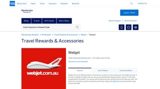 Webjet Webjet Membership Rewards®