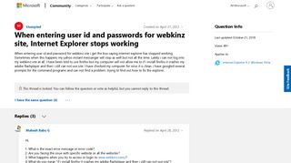 When entering user id and passwords for webkinz site, Internet ...