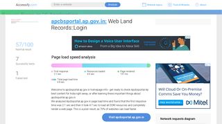 Access apcbsportal.ap.gov.in. Web Land Records::Login