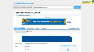 stgdeptapps.ap.gov.in at WI. Web Land Records::Login Page