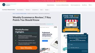 7 Crucial Things You Need to Know (Weebly Ecommerce Review) Jan ...