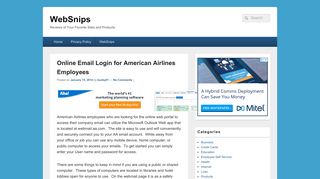 https://webmail.aa.com – Online Email Login for American Airlines ...