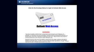 Allergan Outlook Web Access Login.
