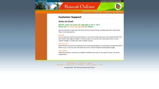 Hawaii OnLine > Support > Email - Hol.com