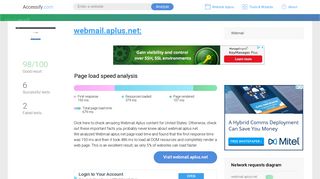 Access webmail.aplus.net.