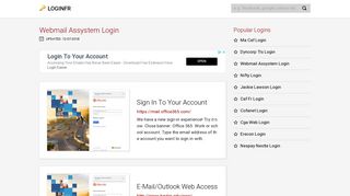 Webmail Assystem Login | Se connecter à Webmail Assystem - loginfr