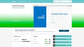 webmail.coventry.ac.uk - Outlook Web App - Web Mail Coventry - Sur.ly