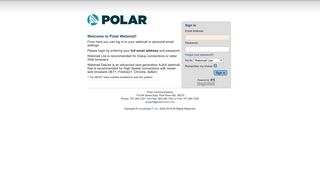 Polar Webmail! - Polar Communications