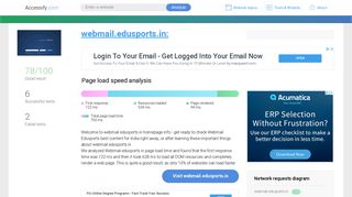 Access webmail.edusports.in.