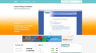 webmail.federalmogul.com - Federal-Mogul WebMail - Web Mail ...