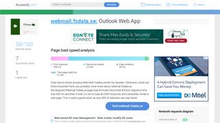 Access webmail.fsdata.se. Outlook Web App