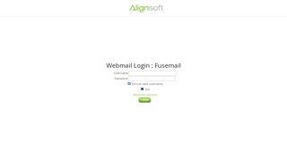 Login Webmail Fuse | Alignsoft