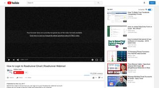 How to Login to Roadrunner Email | Roadrunner Webmail - YouTube