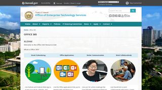 Office 365 - Office of Enterprise Technology Services - Hawaii.gov