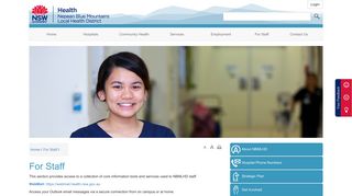 For Staff - Nepean Blue Mountains Local Health District - NSW ...
