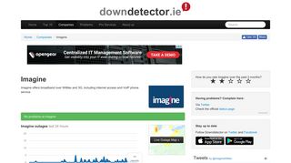 Imagine down? Current outages and problems ... - down detector .ie