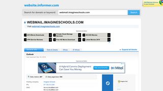 webmail.imagineschools.com at Website Informer. Outlook. Visit ...