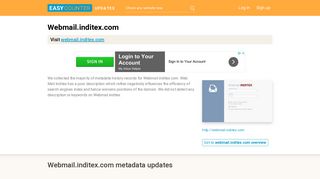 Web Mail Inditex (Webmail.inditex.com) - Outlook Web App