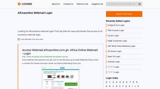 Africaonline Webmail Login