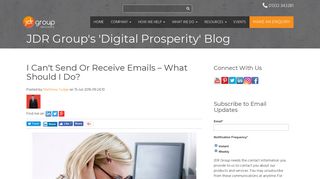 I Can't Send Or Receive Emails – What Should I Do?
