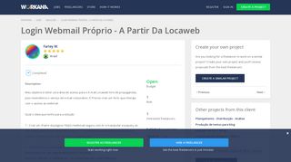 Login webmail proprio a partir da locaweb, work as a freelancer with ...