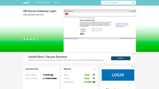 webmail.mmm.com - 3M Secure Gateway Login - Webmail Mmm - Sur.ly