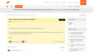 Paper Lantern Theme extended to Webmail - cPanel Feature Requests