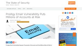 Prodigy Email Vulnerability Puts Millions of Accounts at Risk | The ...