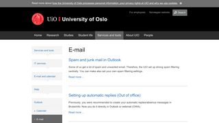 E-mail - University of Oslo - UiO