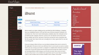 iBurst Email Login – iburst.co.za Webmail Sign In