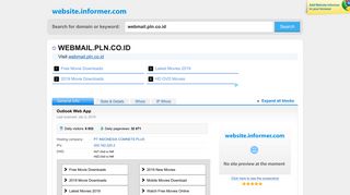 webmail.pln.co.id at WI. Outlook Web App - Website Informer