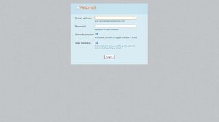 Webmail Login - Subscriber Redirect