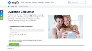 Ovulation Calculator - myDr.com.au