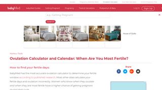 Ovulation Calculator and Calendar: When Are You Most Fertile ...