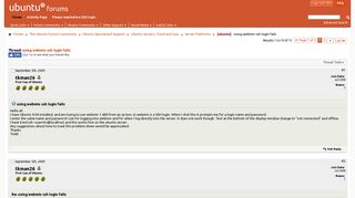 [ubuntu] using webmin ssh login fails - Ubuntu Forums