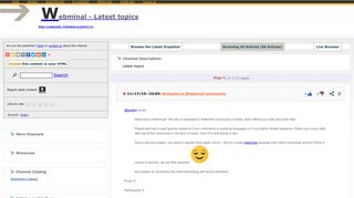 Webminal - Latest topics - RSSing.com