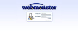 WebMonster Client Login