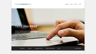 TSYS WebPASS - MerchantExperience