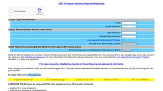 UNC Computer Science Webpass