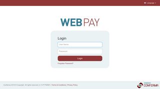 Login - Conferma WebPay