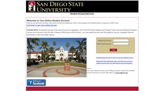 Student Account Services | Online Student Account | SDSU