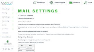 Email Settings | Clevvi