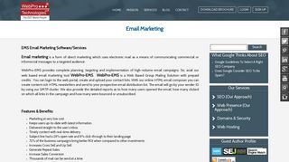 email marketing - WebPro Technologies - SEO India