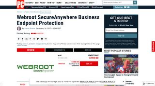 Webroot SecureAnywhere Business Endpoint Protection Review ...
