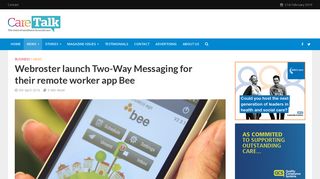 Webroster launch Two-Way Messaging for their remote worker app ...