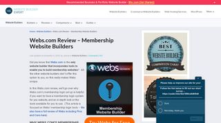 Webs.com Review | Membership Website Builder (Jan 19)