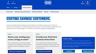 Halifax UK | Existing customers | Savings